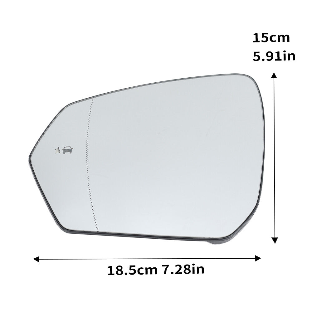 F¨¹r for Chevrolet Equinox for GMC Terrain 18-22 Spiegelglas Mit Beheizbar Licht Links