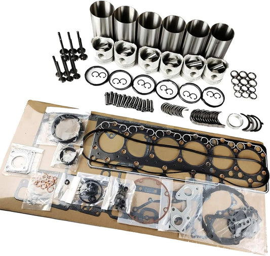 6x Pistons Rings Set 88mm compatible with for Mercedes -BenzW205 W212 X166 M276 3.0T 14861 B