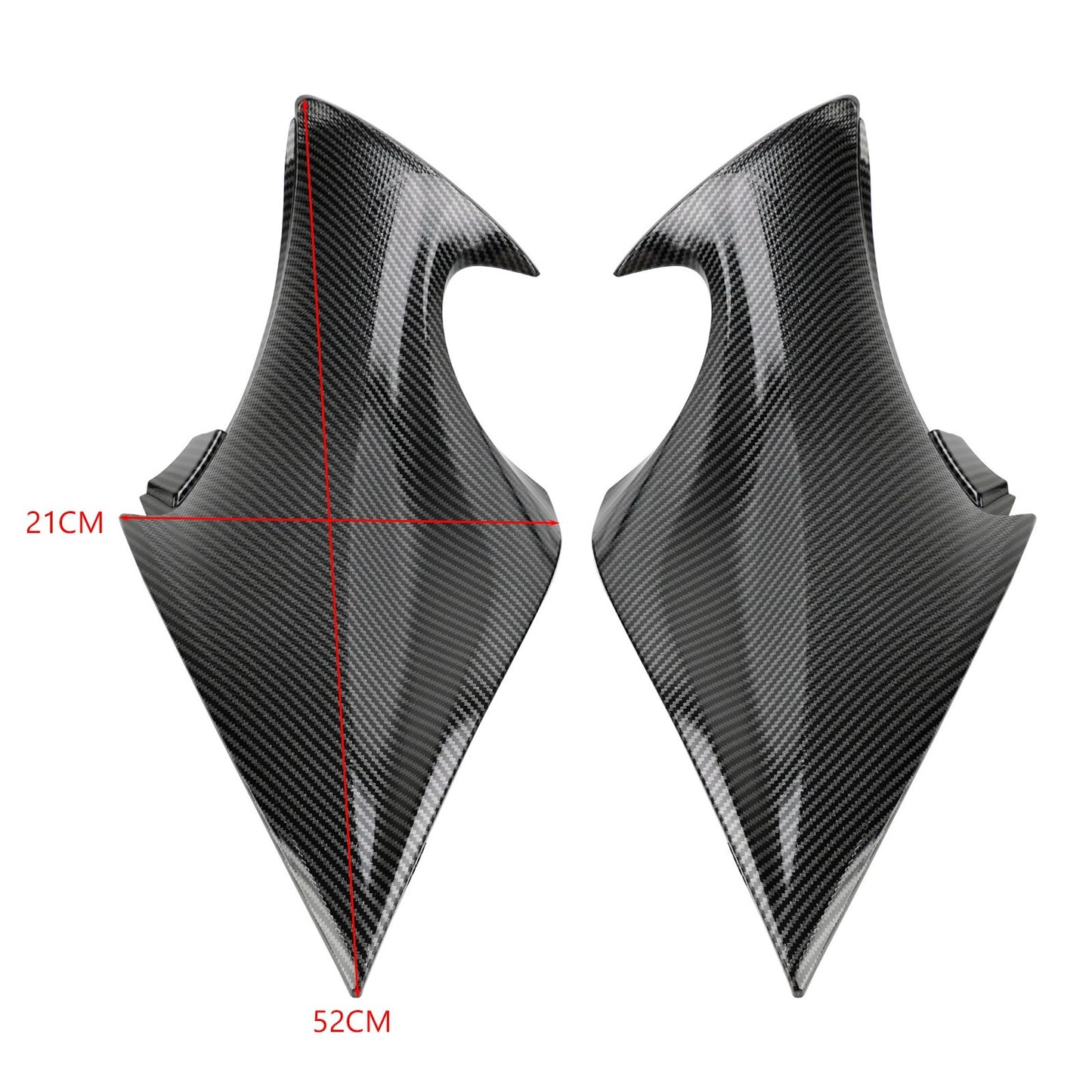 Carbon Front Side Tank Cover Fairing Panel for Suzuki GSX-S 1000 2015-2020