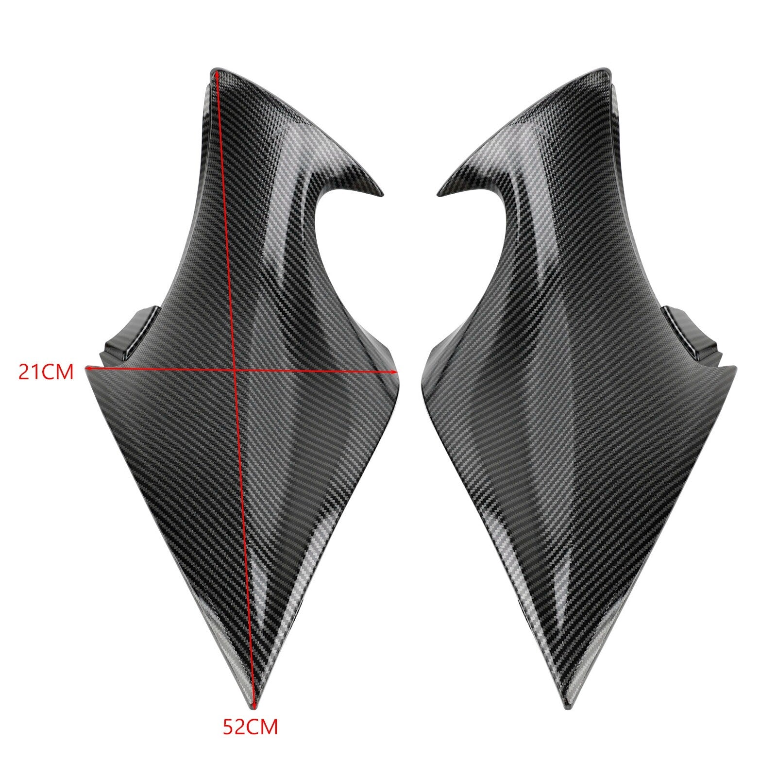 Carbon Front Side Tank Cover Fairing Panel for Suzuki GSX-S 1000 2015-2020