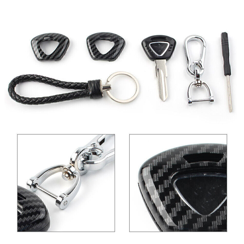 Motorcycle Uncut Blade Blank Case w/ Key for 1050 T955 Street Triple 675 Tiger