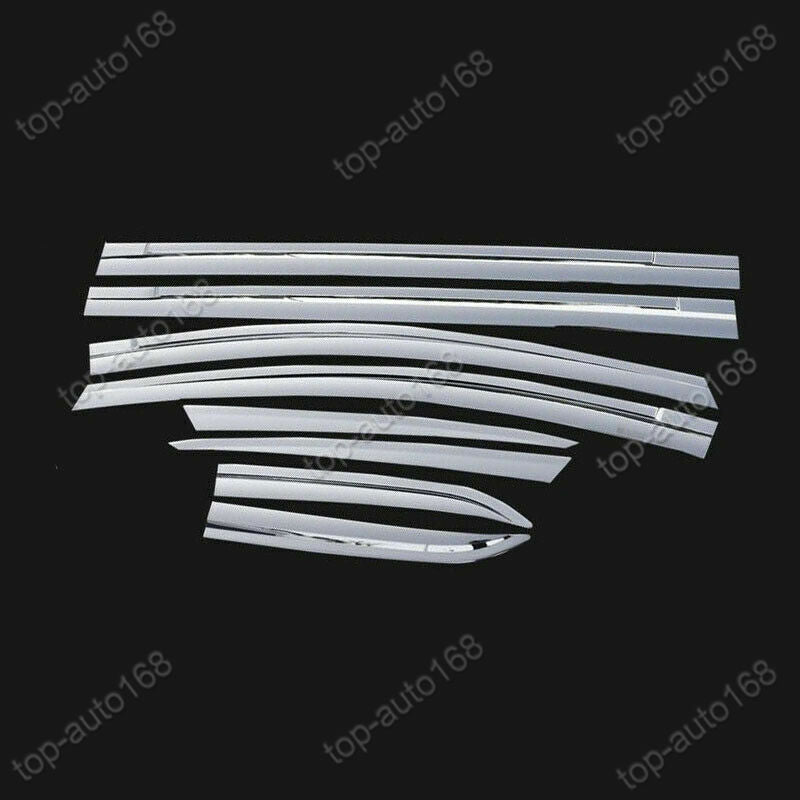 Chrome Window Wind Visors Sun Rain Guard Vent Deflector for Toyota for Sienna 11-20
