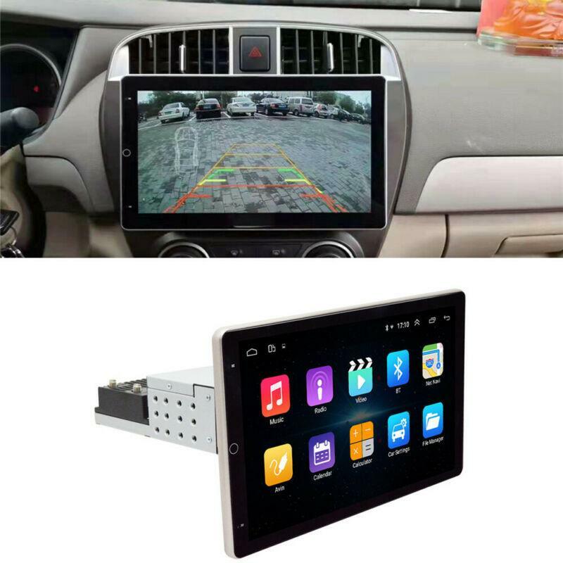 10-inch Android 9.1 Car Stereo Radio, 1-Din Rotatable Screen, Universal GPS Navigation - n