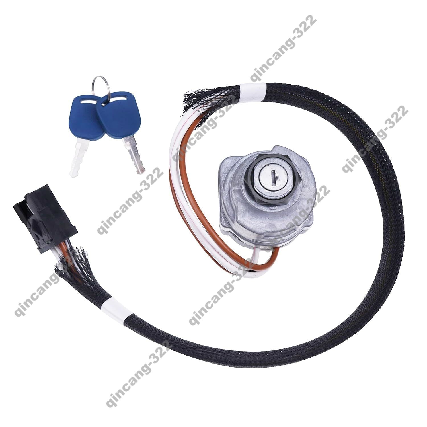 Ignition Switch with Key 87561528 for CASE MAXXUM 100 115 125 135 150 Tractor Q