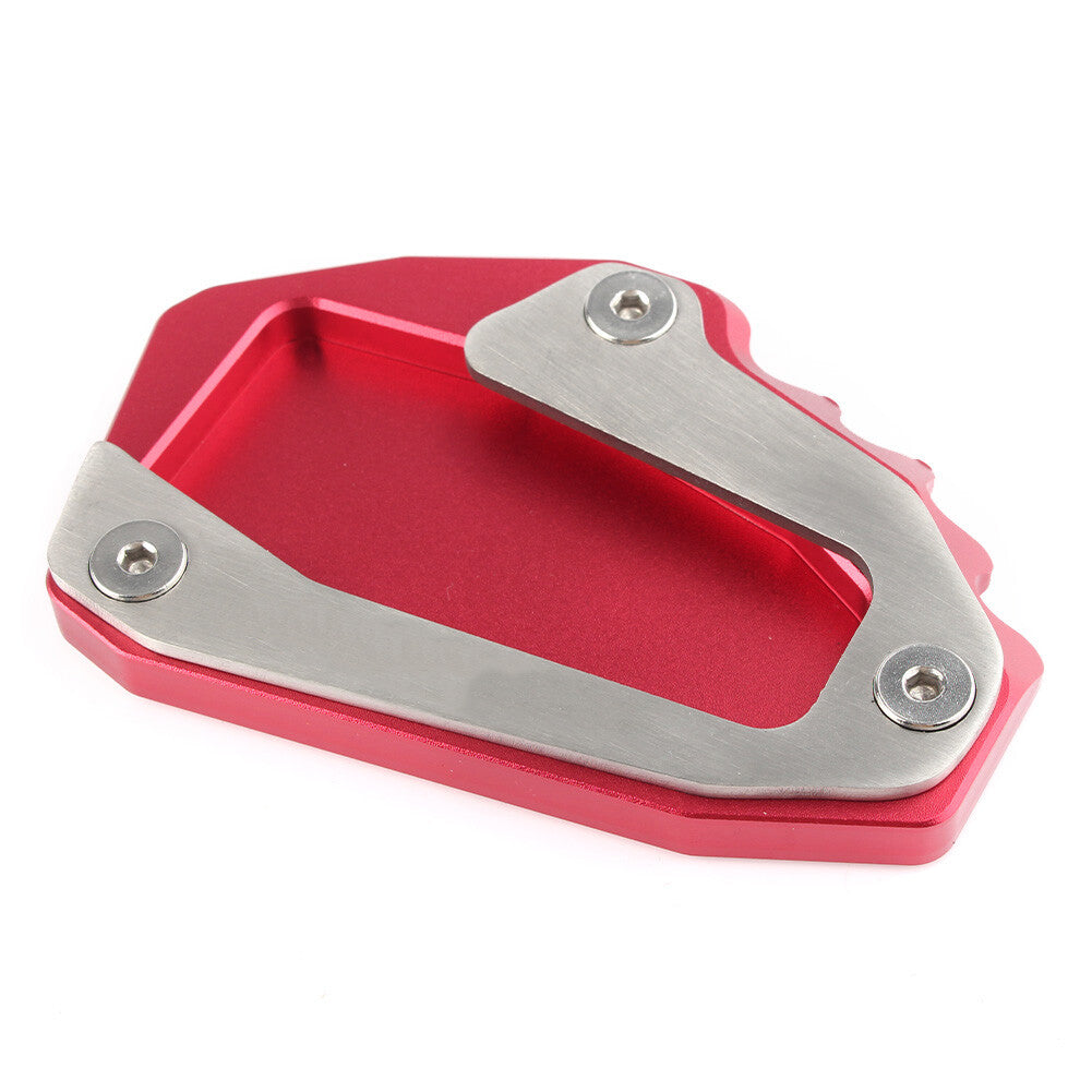 Moto Side Stand Kickstand Foot Plate Pad Fit for Ducati MTS1100/MTS950/MTS1200S Red