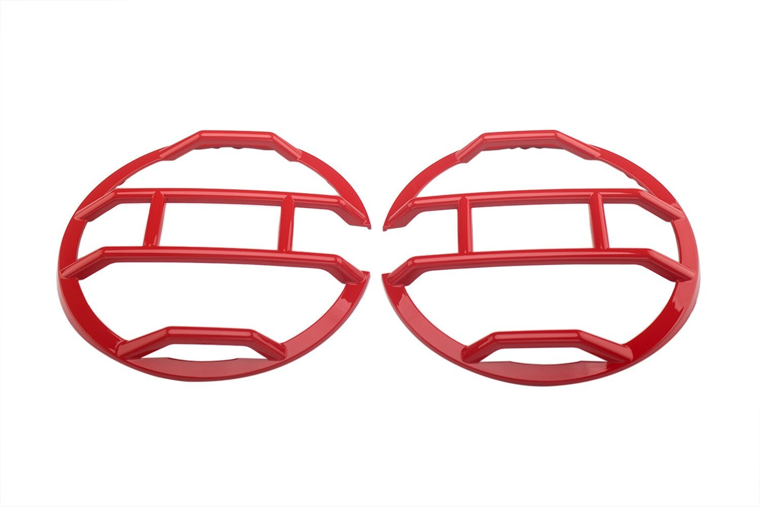 2PACK Red Headlights Trim Guards Cover  for ford  Bronco 2021 -2024 Accessories
