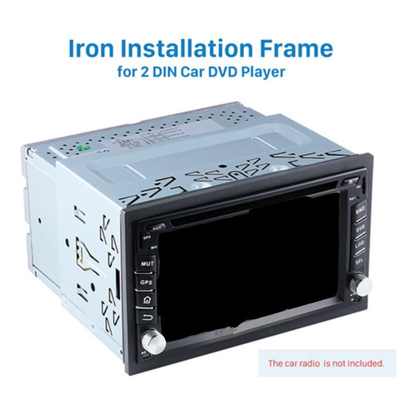 Dual 2DIN Radio Stereo Mounting Frame Panel Mounting Dashboard Kit Accessories for Cars and SUVs n