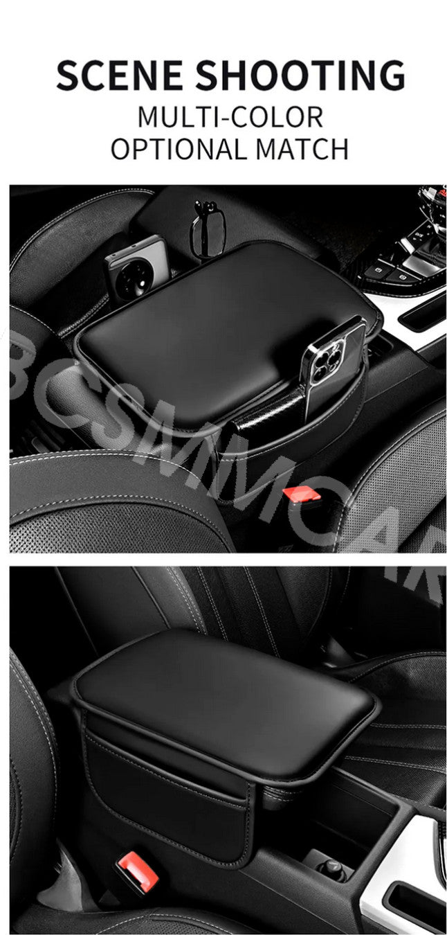 Car Armrest Cushion Cover Center Console Box Pad Protector Mat Anti-Scratch