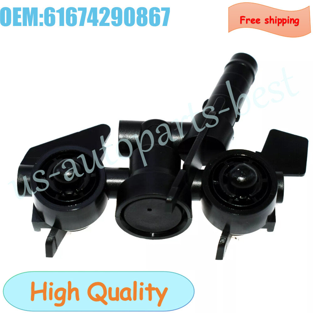 61674290867 Left Side Headlight Washer Spray Nozzle for BMW 3 Series E46 1998-04