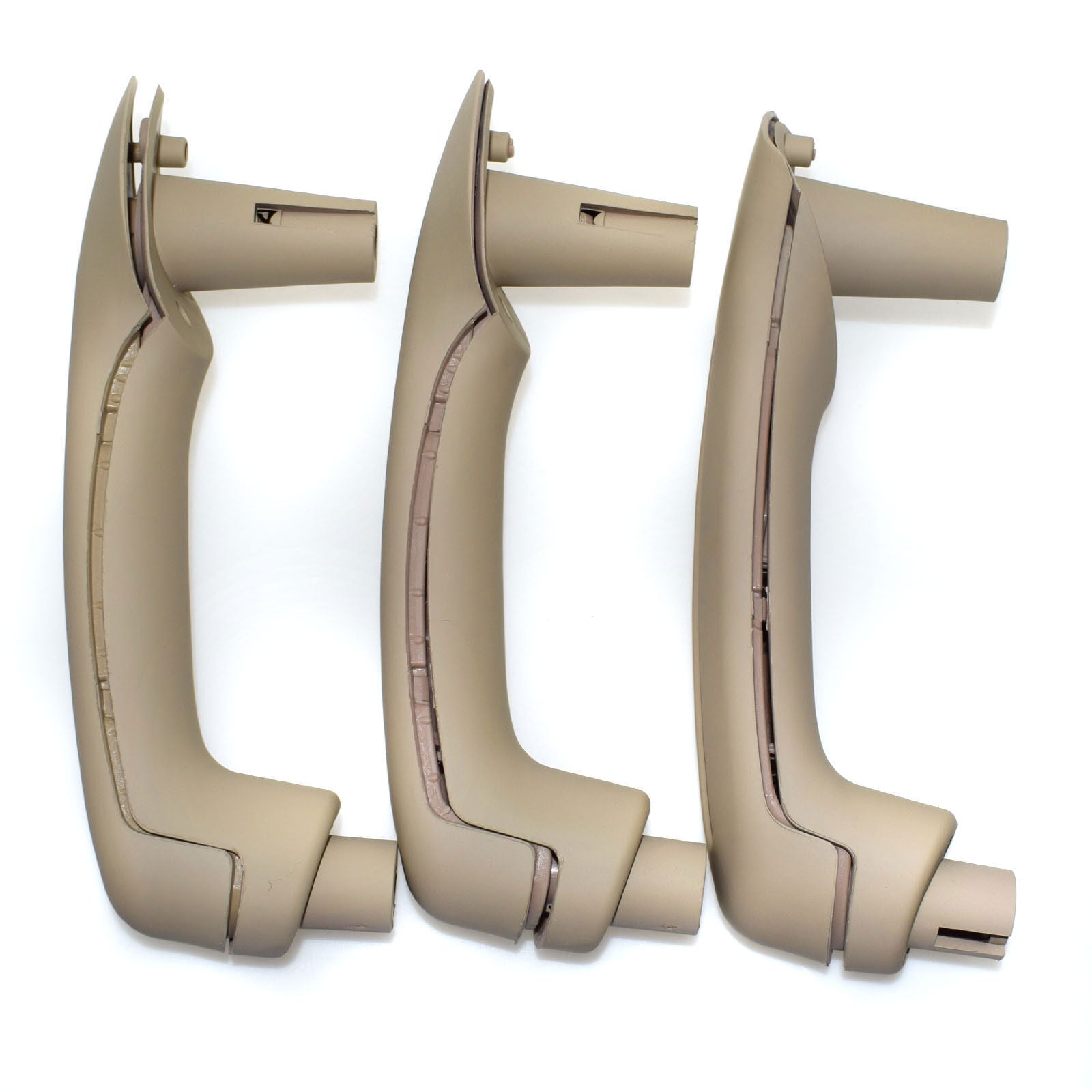 for VW for Jetta for Golf 3Pcs 1J0867172A Beige Passenger Inner Door Grab Handle Panel