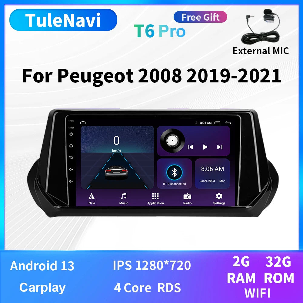 for Renault for Clio 5 Lutecia 2019-2021 Android CarPlay Car Stereo Radio GPS Screen