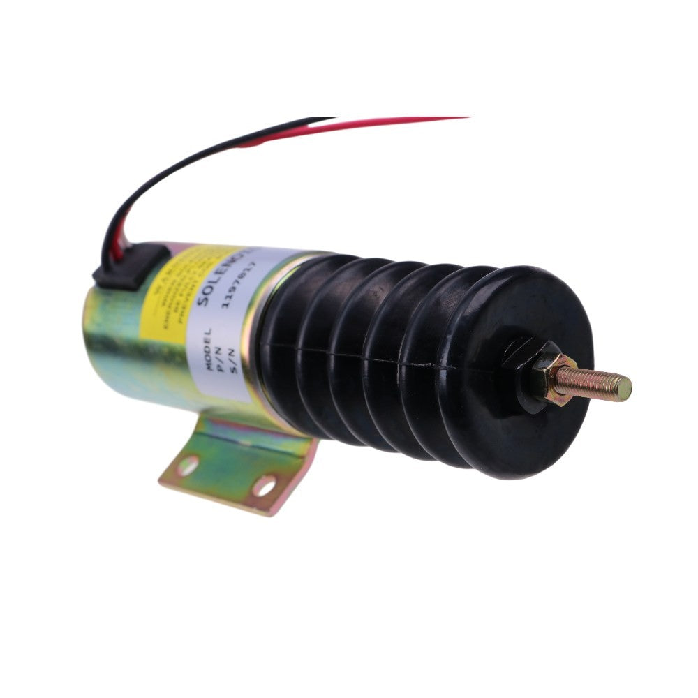 24V Stop Solenoid 119-7017 120-4187 For Caterpillar CP-533E CB-535B CS-533E