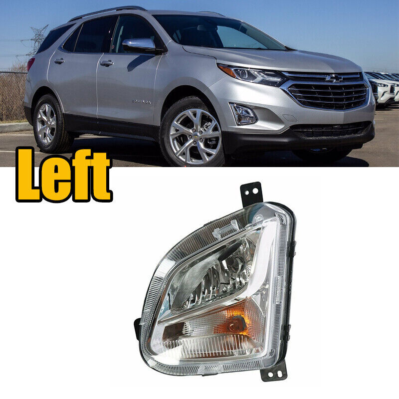 Left Driver Side Bumper Fog Light Signal Lamp for Chevrolet Equinox 2018-2020