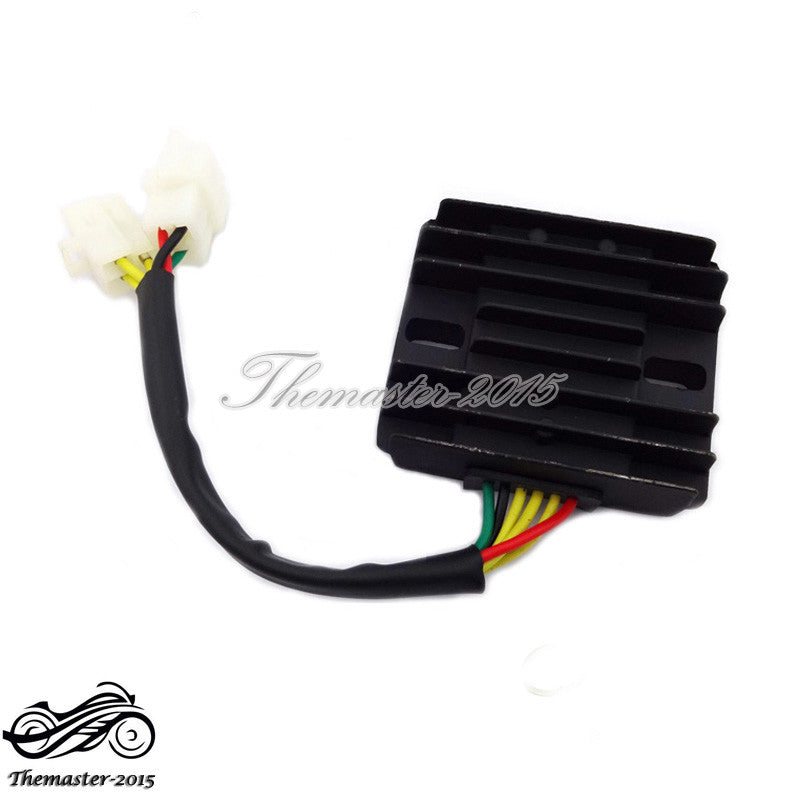 6 wire DC Voltage Regulator Rectifier For GY6 125 150 200 250cc Scooter ATV Quad Q