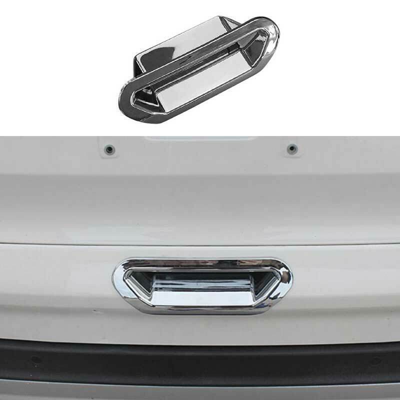 Silver Exterior Tailgate Door Bowl Cover Trim for Ford Escape Kuga 2013-2019 A