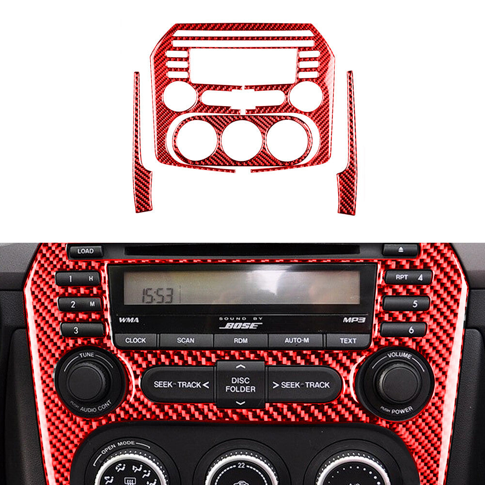 Carbon Fiber Center Control Navigation Panel for Corvette C7 2014-2019 v