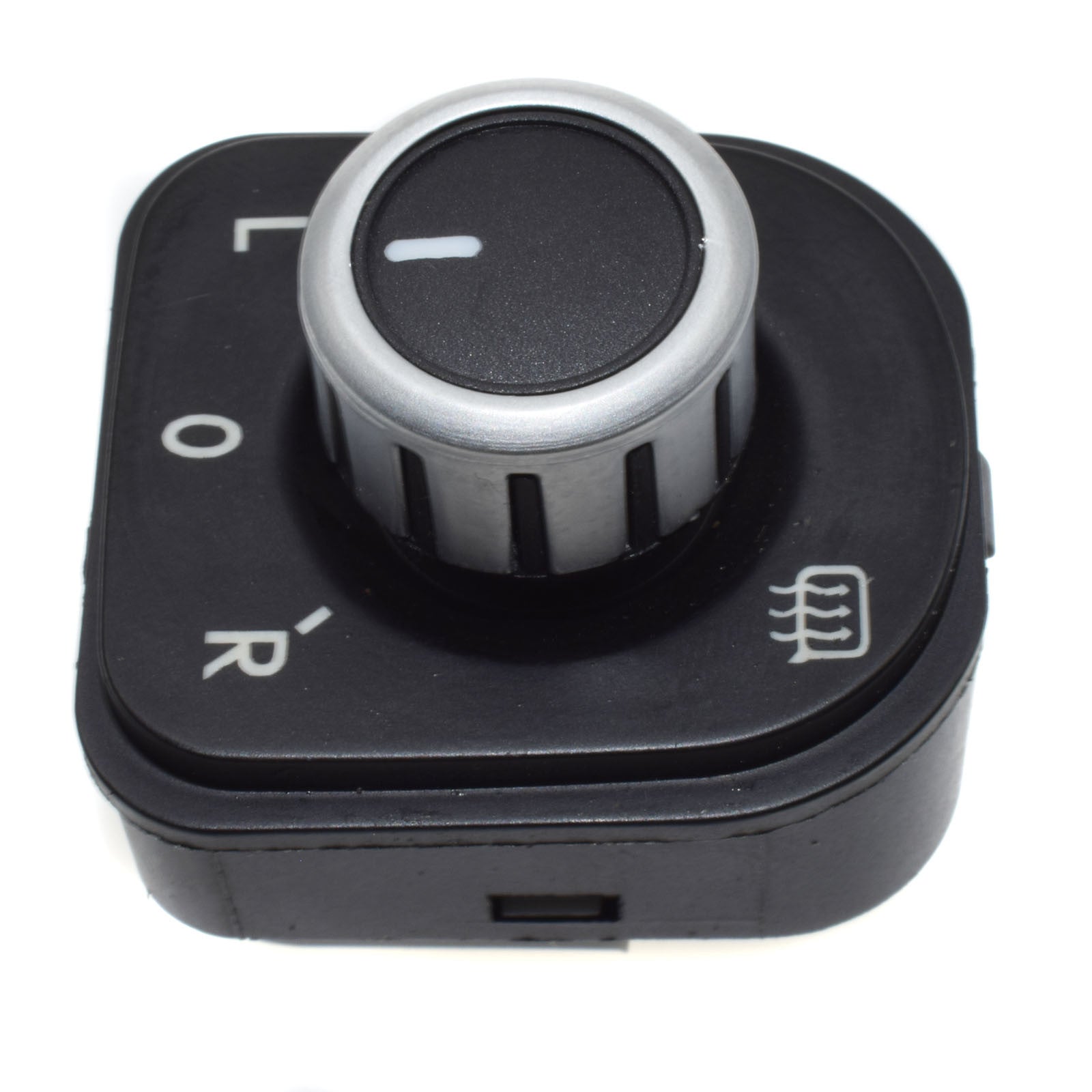 New for CHRome Side Mirror Adjustment Switch Knob for for VW for Golf for Jetta for Tiguan for Passat Rabbit - v