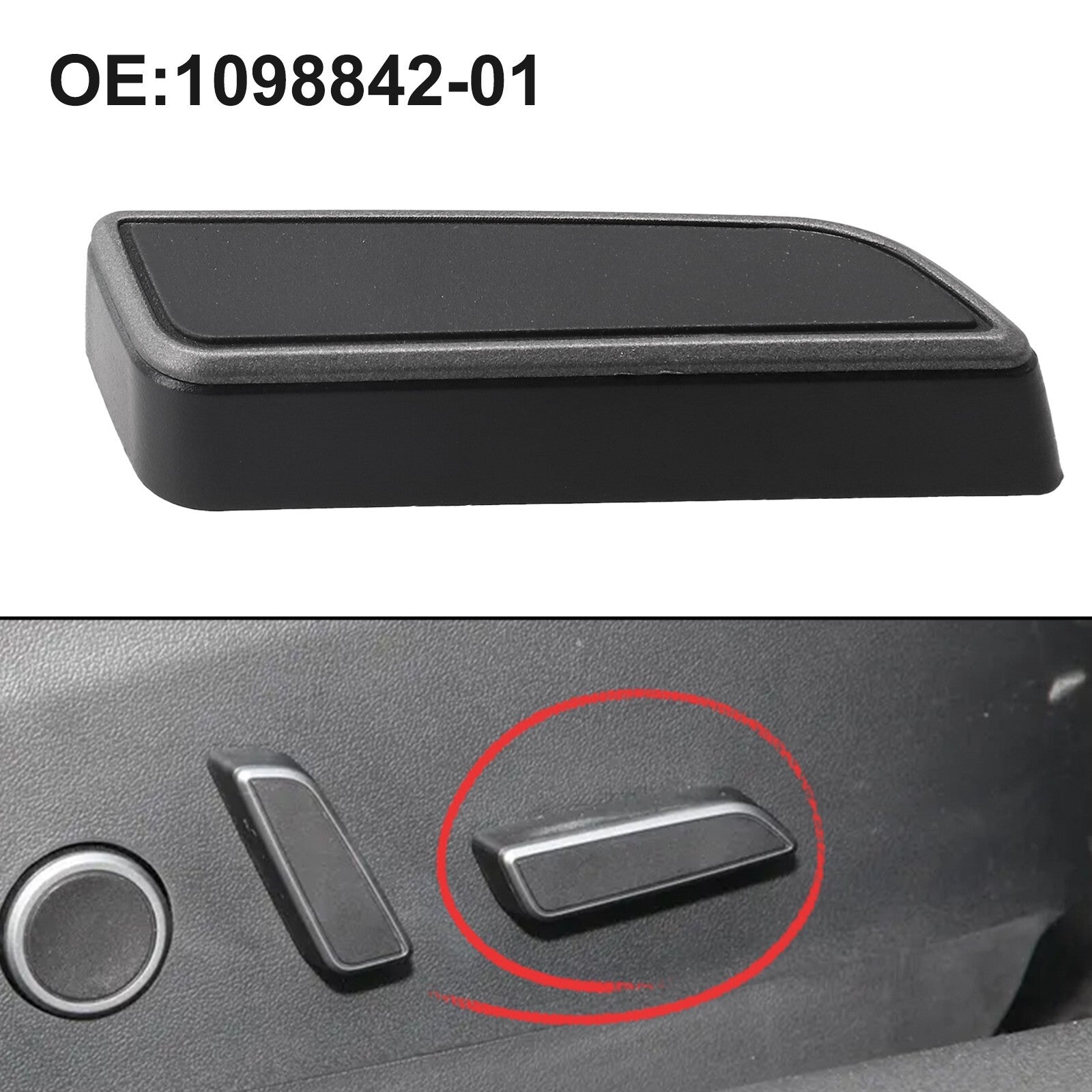 for Tesla Model 3 2021-2023 for Co -pilot Side-Seats Cushion Button 1098842-01-D