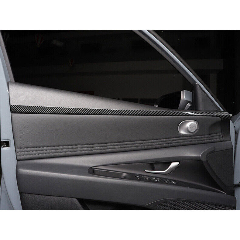 for Hyundai for Elantra 2022-2023 Carbon steel Car Inner Door Panel Trim Cover Strip n