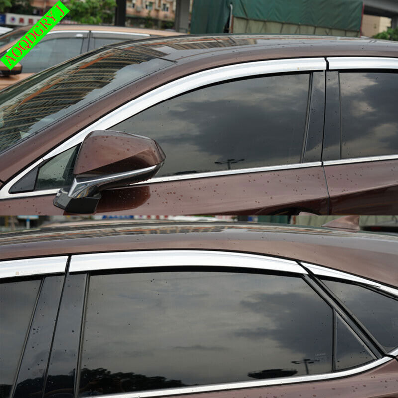 for Lexus NX300h 200t 2015-21 silver Window Visors Sun Rain Guard Vent Deflector