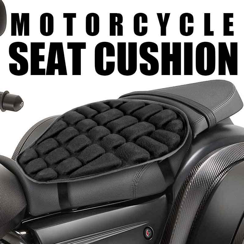 Motorcycle 3D Comfort for Seat Cushion Cover Pillow Pad Pressure Relief Motorbike
