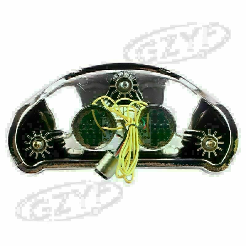 LED Tail Brake Light with Turning Signal Lamp Motor for KAWASAKI ZX12R 1999-2004