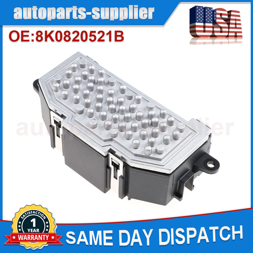 Heater, air conditioner, air conditioner blower motor resistor suitable for Audi A4 Q5 S8 8K0820521B