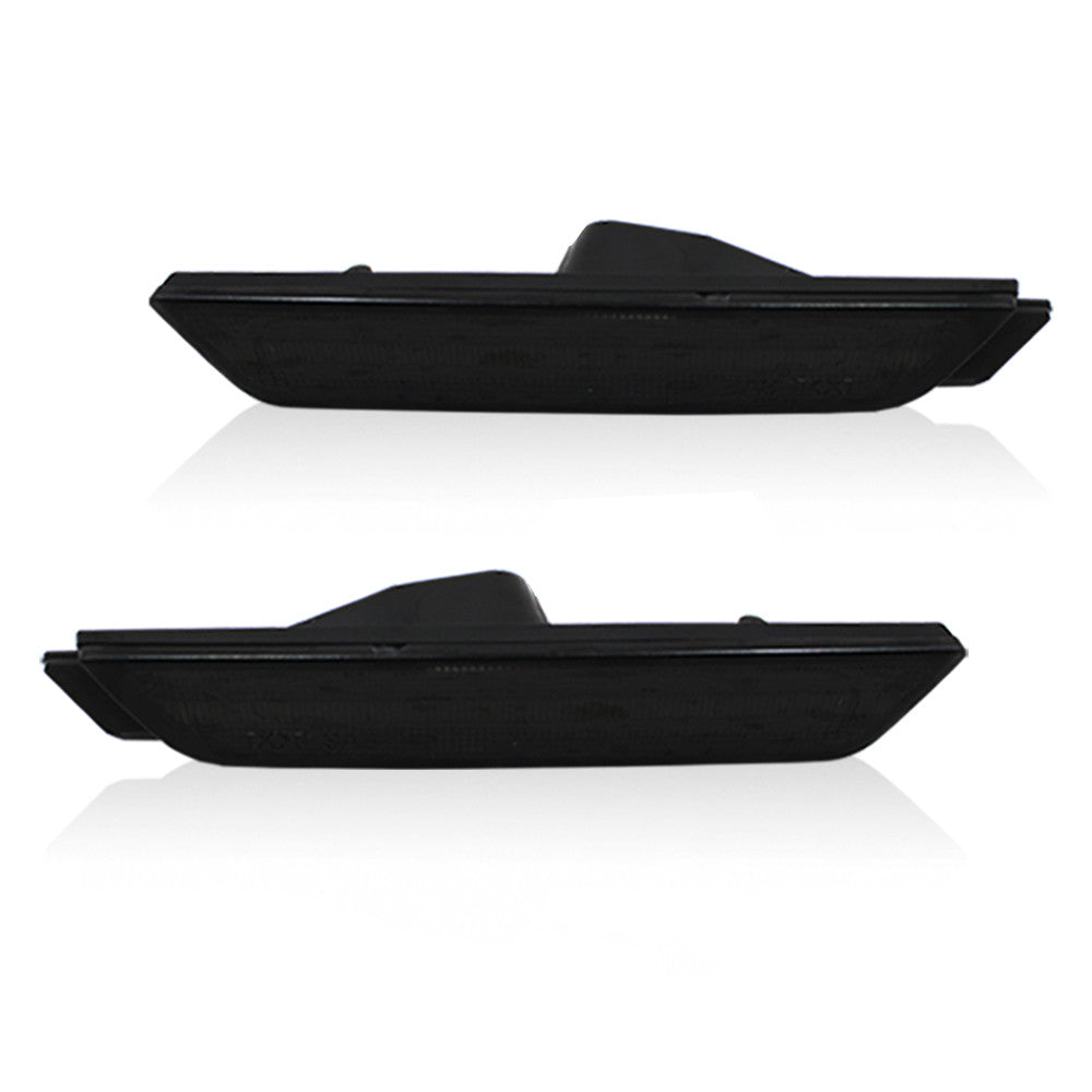 Suitable for 2010-2015 for Chevrolet Camaro Smoked Lens Rear Marker Light Housing Q