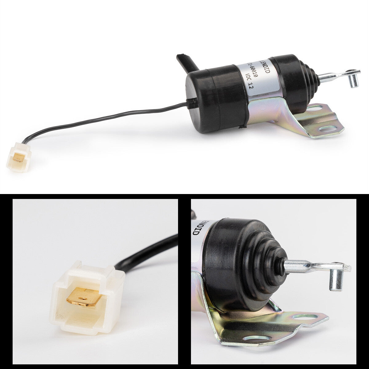 3930233 SA-4335-12 Fuel shut-off solenoid valve for 6CT 8.3L engine - v