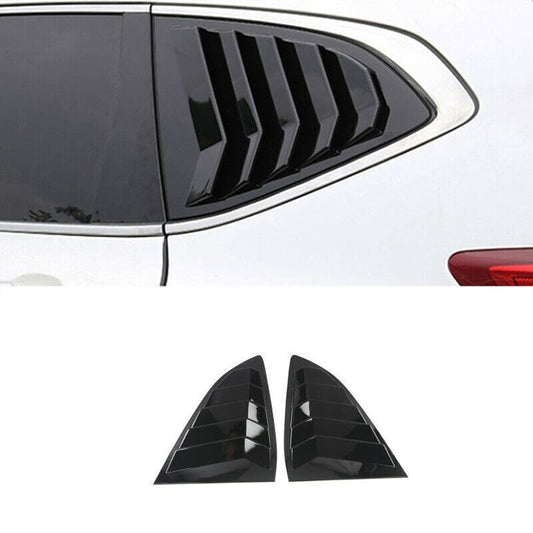 for Honda CRV CR-V 2017-2022 Black Quarter Window Louver Vent Blinds Cover trim