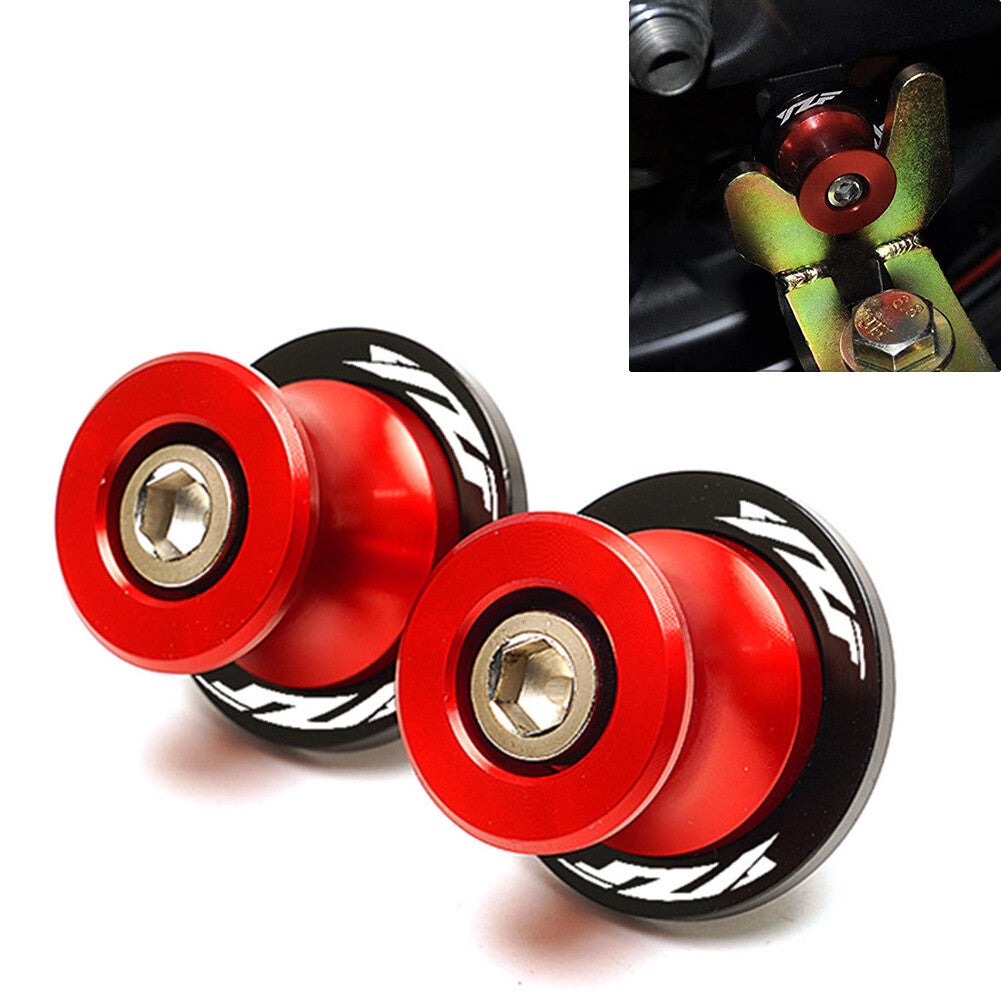 Schwingenspulen Slider Stand Schrauben M6 f¨¹r for Yamaha YZF R1 R3 R6 Motorrad Rot