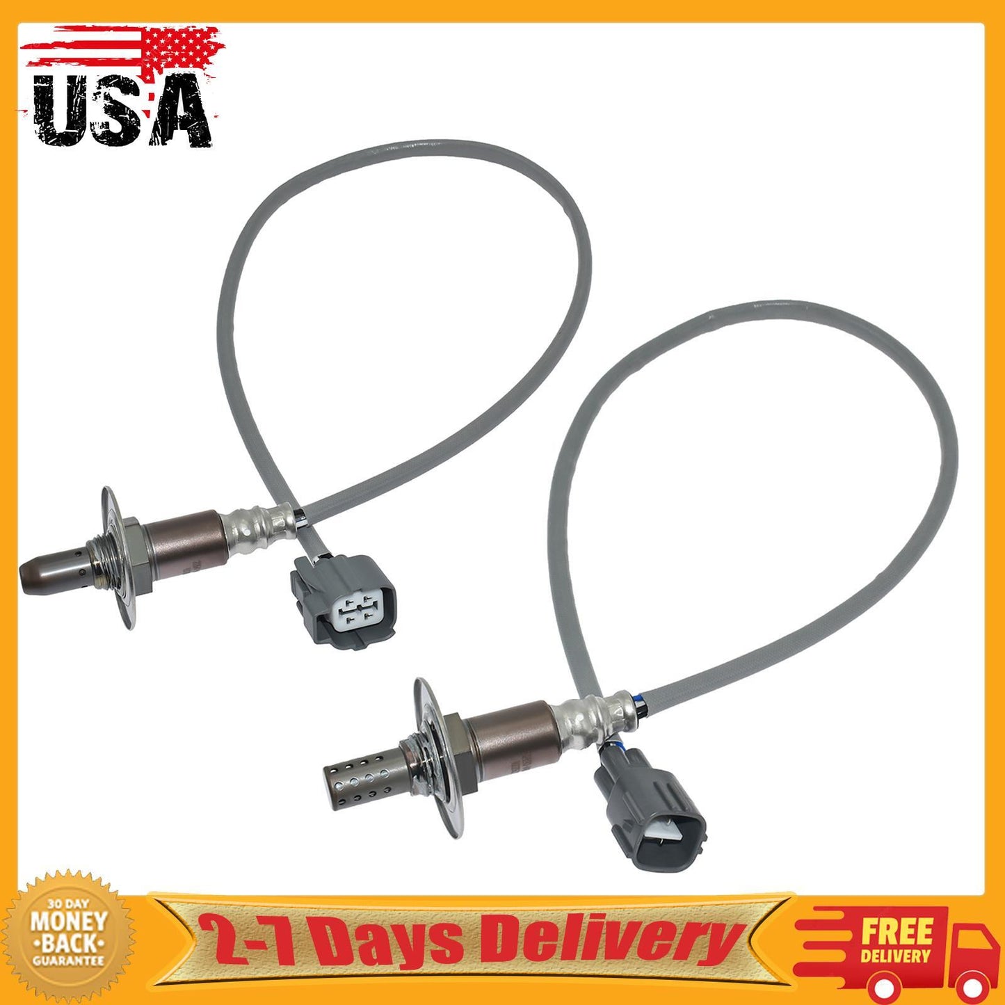 A Pair Oxygen Sensor Up/Downstream For 2010-12 for Subaru Legacy Outback 2.5L
