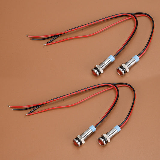 Ultra Small Cafe Racer Motorcycle Red LED Brake Running Tail Lights