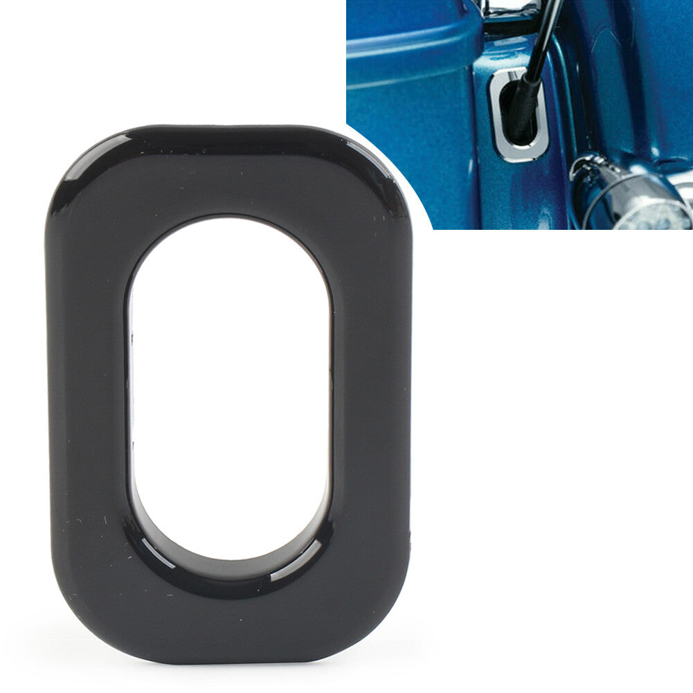 Antenna Hole Accent Cover ABS Fit for Harley Street Glide Road King Glide Black