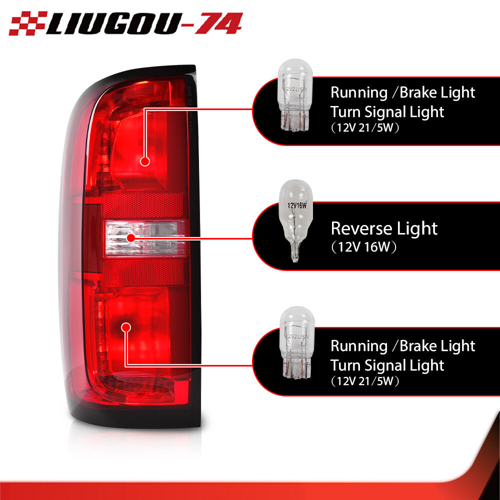 Brand new for 2015-2022 Colorado driver's taillight with left light bulb- v