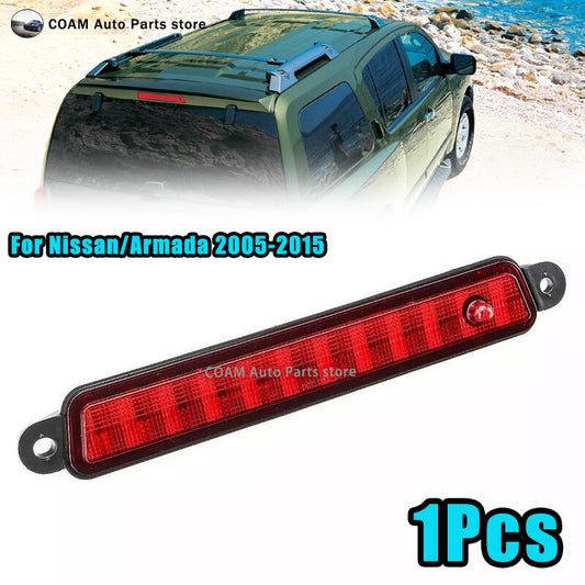 One-piece pack suitable for Nissan /Armada 2005 06-15 26590-7S000 Red high-mount LED 3Rd brake light