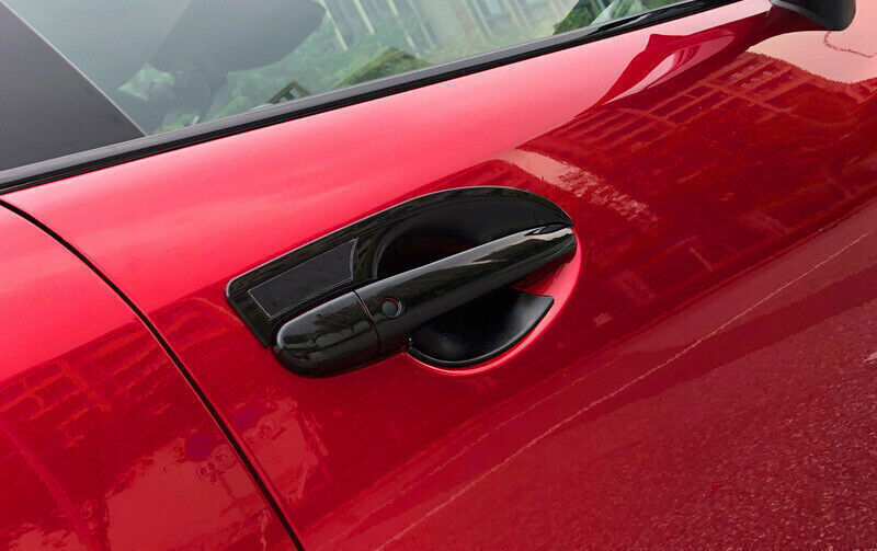 for Mazda 6 Atenza 2020-2021 Gloss Black Outside for Smart Door Handle Cover Trims