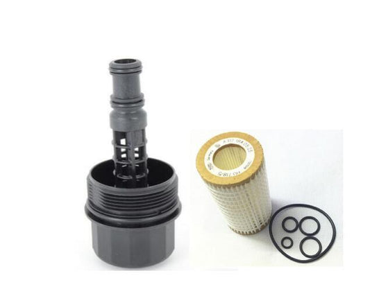 Oil filter housing cover and filter suitable for Mercedes W164 W203 E550 S550 ML450- n