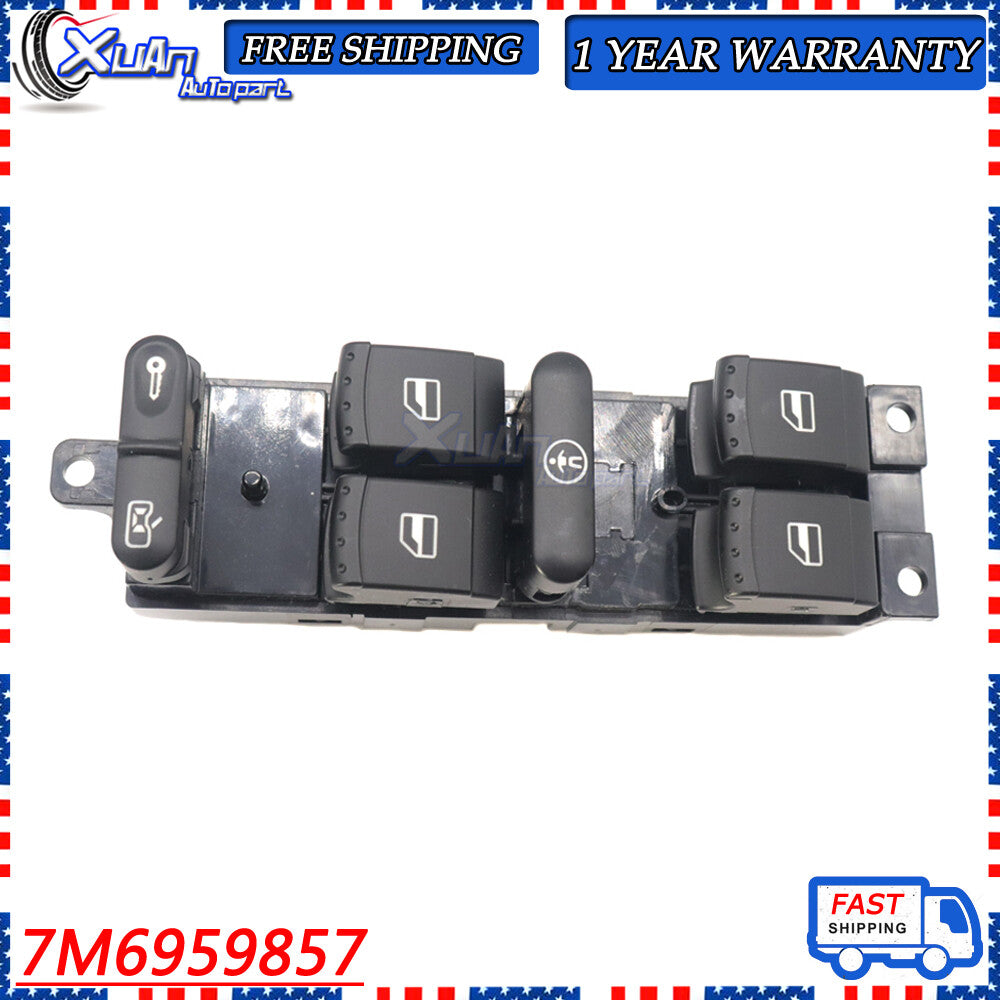 Main power window switch 7M6959857, brand new, suitable for Sharan ALHAMBRA seats and GALAXY. v
