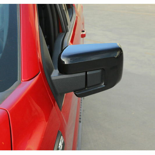 for ford  F-150 F150 2021 2022 2023 Glossy Black Side Rearview Mirror Cover Trim