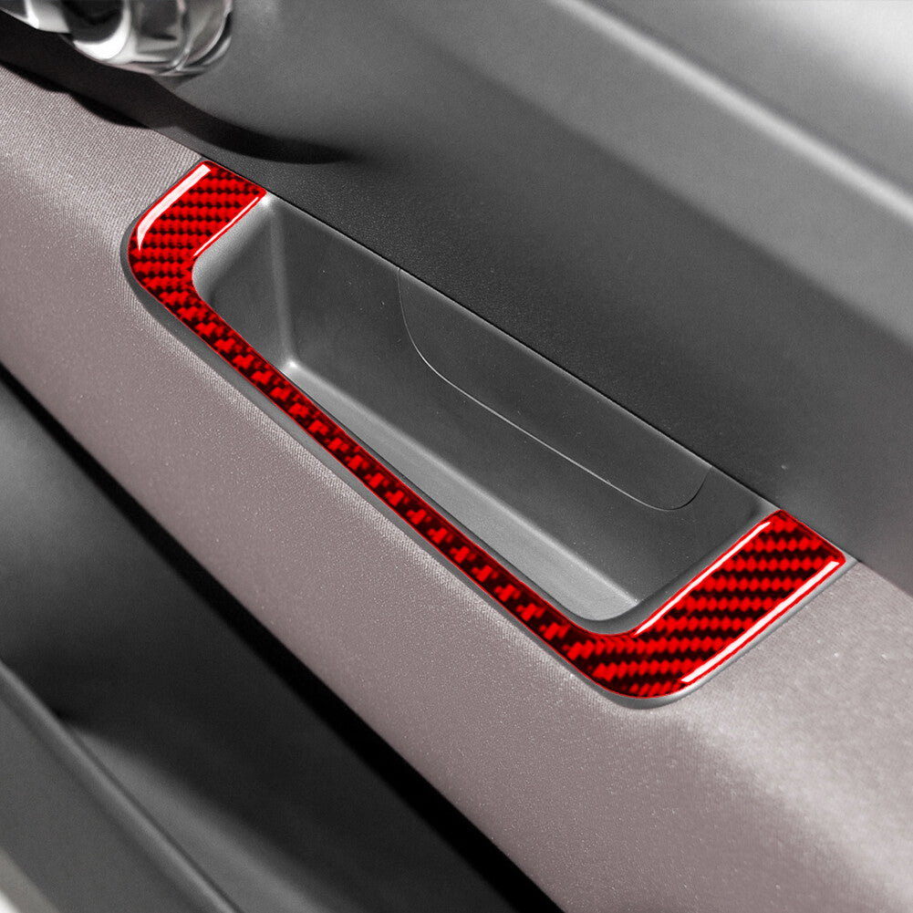 Suitable for Corolla 2020-2023 LE XLE carbon fiber steel toothed rotating baffle cover 5X- v