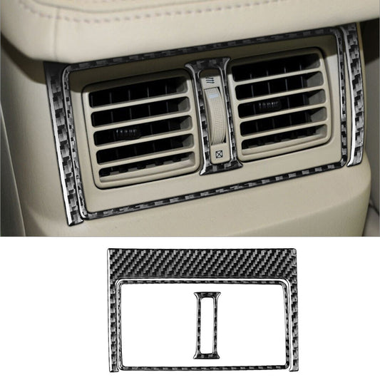 3Pcs Carbon Fiber Rear Air Vent Outlet Cover Trim for Lexus GS300/350/430/450H