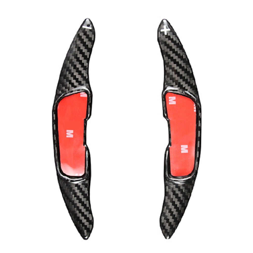 Steering Wheel Shifter Paddle Shift Carbon Fiber Trim Fit for Mazda CX5 CX3 6 3 Pair