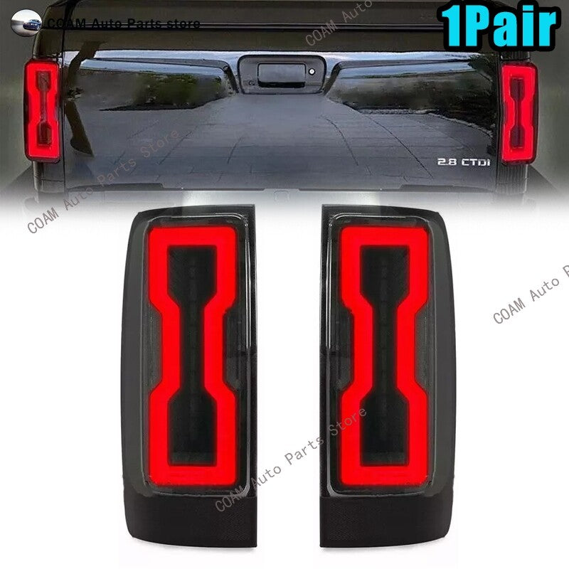 A pair of smoked LED taillights for Holden Colorado RG 2012 - 2020