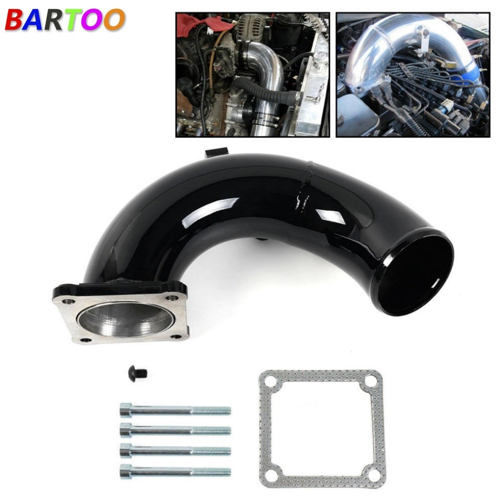 Black 3Air Intake Elbow Tube Horn for Dodge for Ram 5.9L Diesel 1998-2002 Q