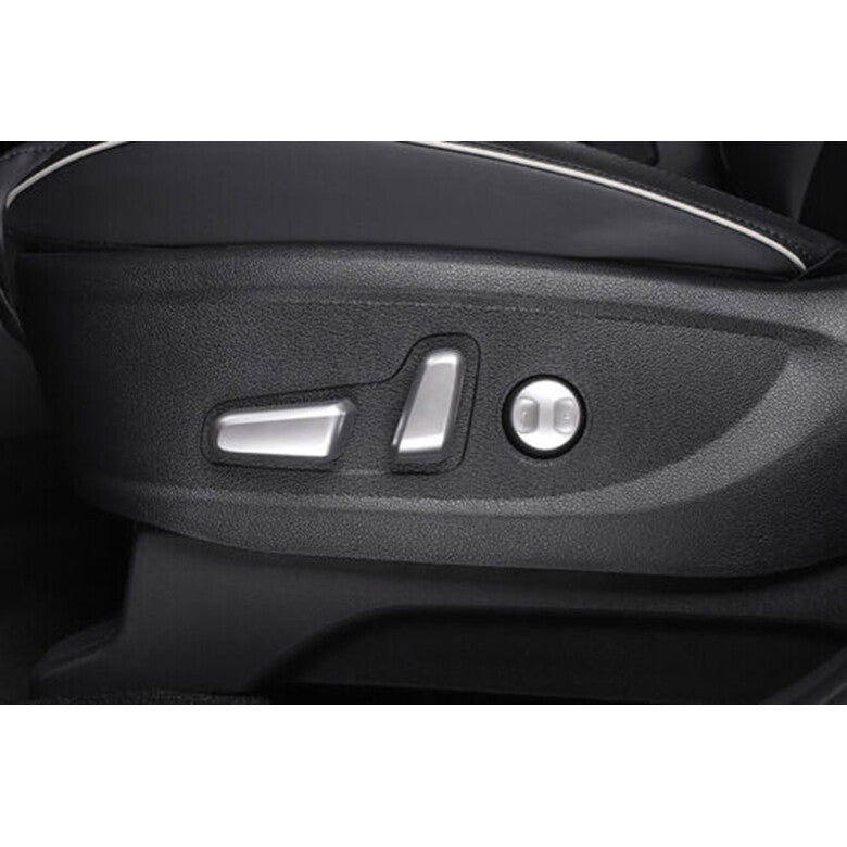 for Hyundai Palisade 2020-24 Silver for Seat Adjustment Switch Control Button Cover