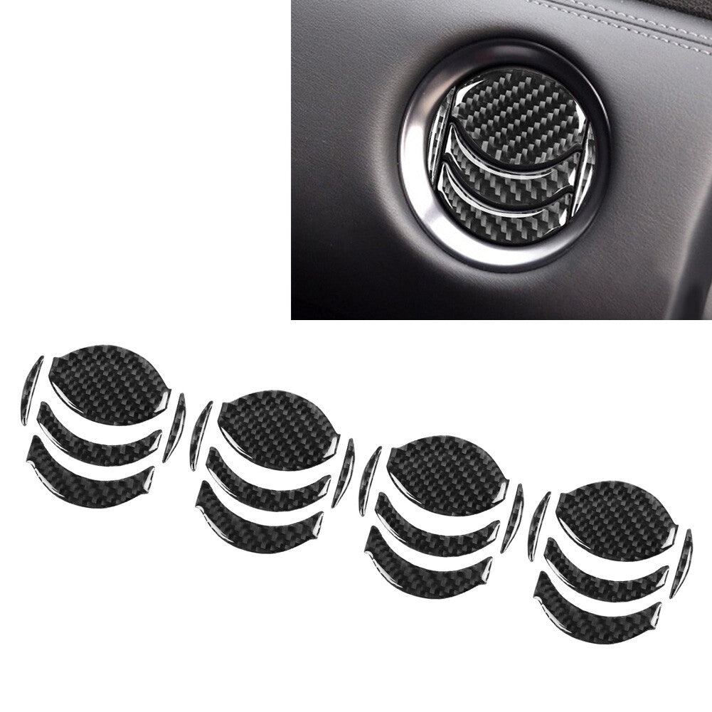Fit for Nissan GTR R35 2008-2016 Central Control Air Vent Outlet Cover Trim Black