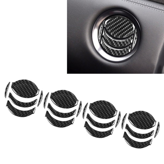 Fit for Nissan GTR R35 2008-2016 Central Control Air Vent Outlet Cover Trim Black