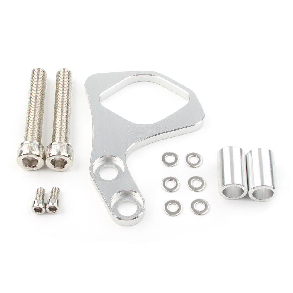For SE/Scrambler/Thruxton 2001-2015 Silver CNC Ignition Key Relocation Bracket