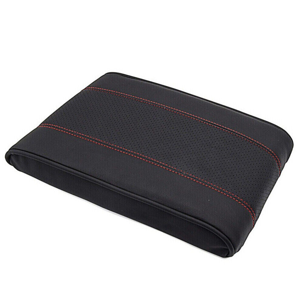 Faux Leather Car Armrest Console Box Protection Cover Hand Increase Supports n